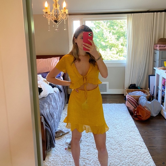 REVOLVE (superdown) Mercy Polka Dot Dress - Picture 3 of 6